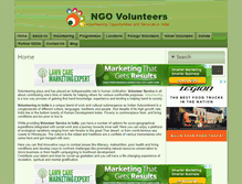 Tablet Screenshot of ngovolunteers.com